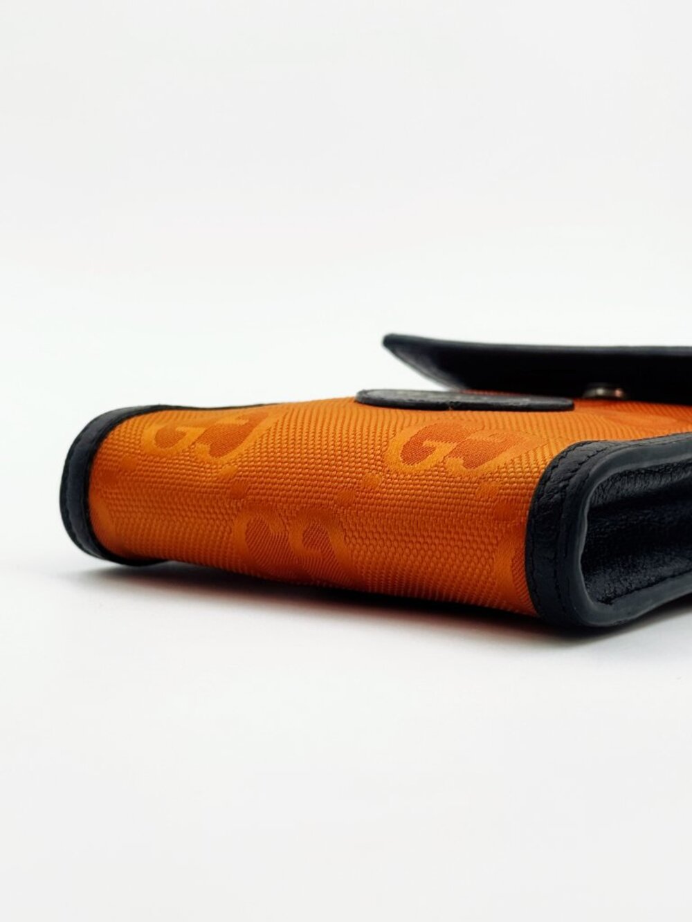 Gucci GG Monogram Orange Mini Crossbody Phone Bag - Picture 6 of 14